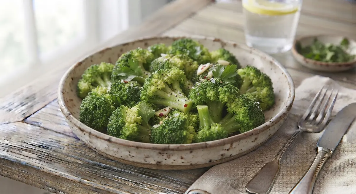 Soft Steamed Broccoli Florets